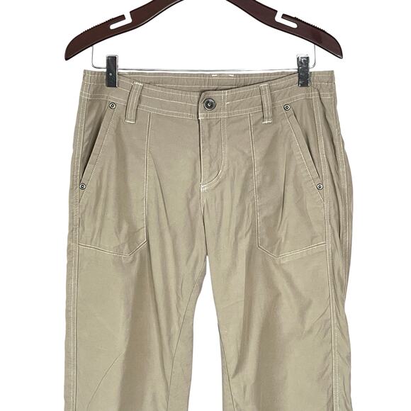 Kuhl Kendra Hiking Pants Women’s 8 R Lightweight Mid Rise Outdoor Stretch Khaki - Picture 5 of 12